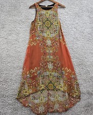 Karen Kane Womens High Low Dress Size S Kaleidoscope Print Boho Festival