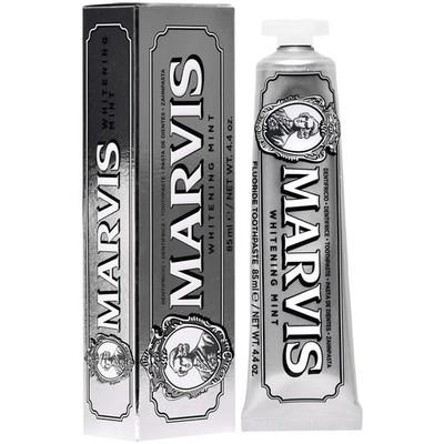 Marvis Whitening Mint Zahnpasta 85ml vegan, aufhellend, intensiver Minzgeschmack