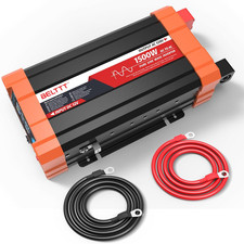 1500W Pure Sine Wave Inverter 12V to 120V AC, Inverter 12V to 110V Converter for