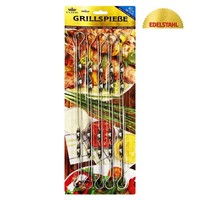 10 GrillspießE 40 Cm 1,5 Mm Edelstahl