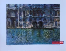 662189 Claude Monet Venice Palazza Da Mula Photo Wall Print Poster