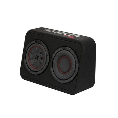 Kicker 48TCWRT672 Auto Audio CompRT 6,75 Zoll Gehäuse dünnes Profil geladen 2 Ohm