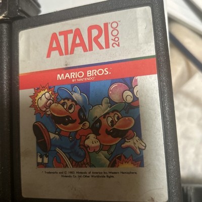 Nintendo Mario Bros. Video Game Series Atari 2600 Cartridge 1983 Classic Retro