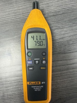 Fluke 971 Humidity Meter & Fluke 62 Max Thermometer