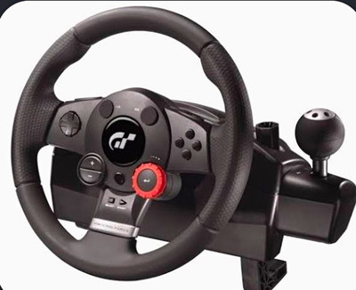 Logitech Driving Force GT Lenkrad für Sony PlayStation 3, Schwarz