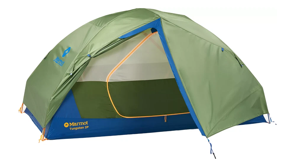 Marmot Tungsten 2P 2 Person Tent w/ Footprint Color Foliage/Dark Azure Free Ship - Image 2 of 4
