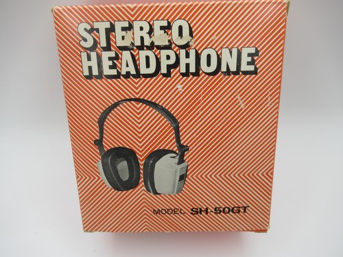 Auriculares estéreo vintage SH-50GT probados con caja original "Look" - Imagen 9 de 18