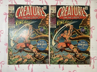 Creatures on the Loose #10 (Marvel Comics March 1971) Lot of Two Raw Issues