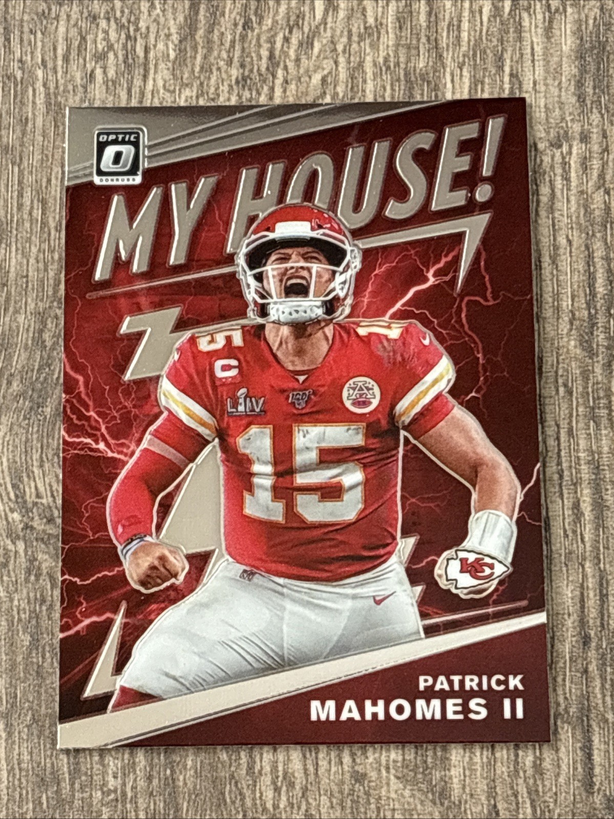 2020 Donruss Optic PATRICK MAHOMES II My House #MH-2 Kansas City Chiefs