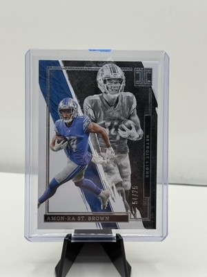 2022 Panini Impeccable Amon-Ra St. Brown #37 Detroit Lions /75