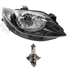 Halogen Scheinwerfer rechts für Seat Ibiza 03.08-> H4 mit Motor inkl. Lampen