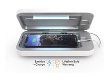 PhoneSoap 3 UV Cell Phone Sanitizer Dual Universal Cell Phone Charger Box