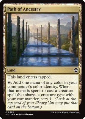 Path of Ancestry 393 Commander: Secrets of Strixhaven Magic: The Gathering NM