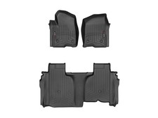 Weathertech Floorliner For 2019-2025 Chevrolet Silverado 1500 - Black Weathertech Floorliner For 2019-2025 Chevrolet Silverado 1500 - Black