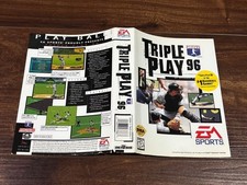 Triple Play 96 MLB Baseball 1996 Sega Genesis Box Case Insert Cover Art Only