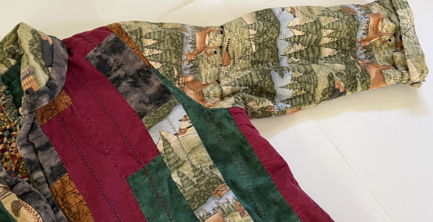 Handmade Artisan Jacket Vintage Patchwork Reversi… - image 14