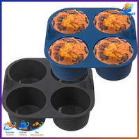 Silikon Muffinform 2 StüCk 8 Cm FüR HeißLuftfritteuse Backform Set