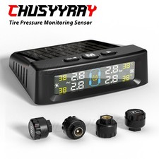 Wireless Solar Tpms Lcd Car Tire Pressure Monitoring System W4 External Sensors Wireless Solar Tpms Lcd Car Tire Pressure Monitoring System W4 External Sensors