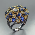 Handmade Blue Sapphire Ring 925 Sterling Silver Size 7 /R472548