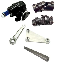 Vega Steering Gear Box Kit Pitman Arm Mounting Bracket Kit w/ U Joint 36" Shaft