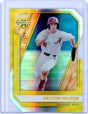 2021 Panini Elite Extra Edition PEYTON WILSON Gold Aspirations Rookie RC 7/24