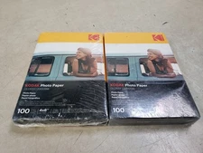 x2 KODAK Photo Paper Gloss 4" x 6" - 200 Count