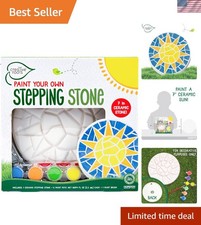 Creative 7-Inch Sun Mosaic Stepping Stone Kit - Perfect Gift for Young Artists
