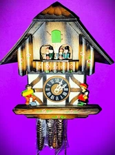 Anton Schwab Classic Musical Cuckoo Clock Series #194 w/Silencer