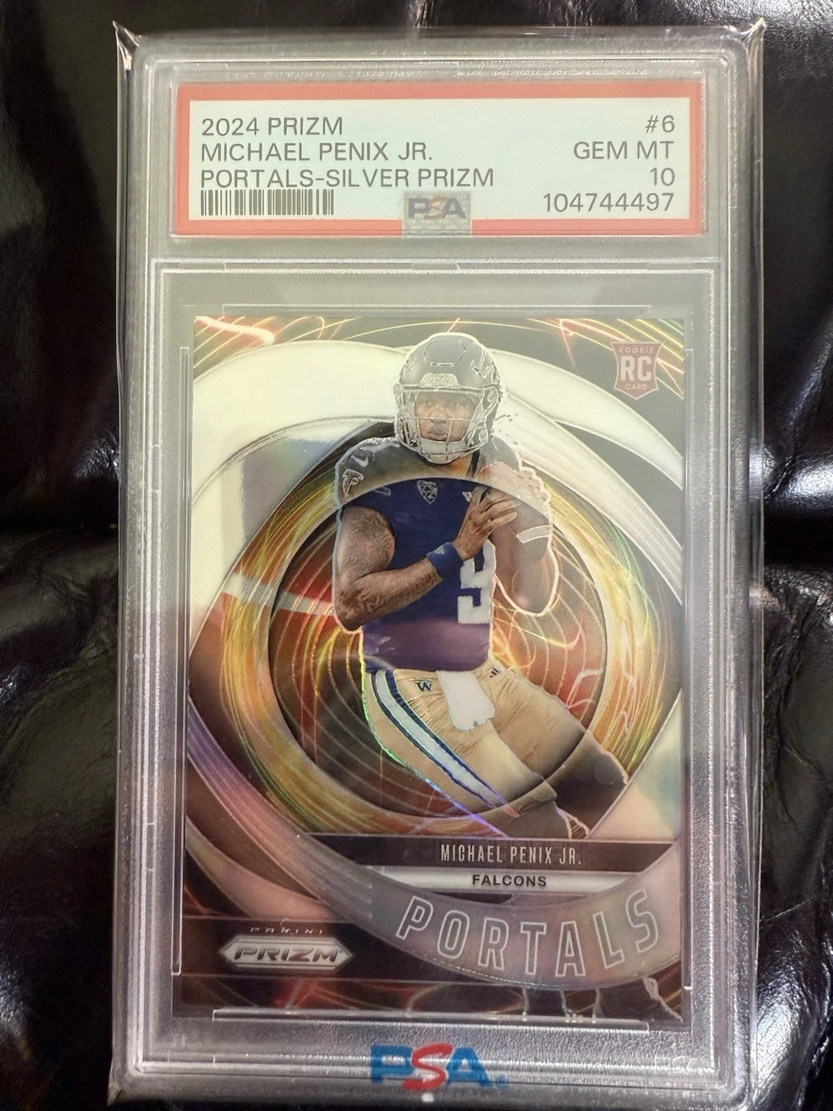Michael Penix Panini Prizm Portals #6 Silver Prizm