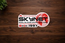 Skynet Ai Logo Vinyl Sticker Laptop Mirror Tumblr Locker