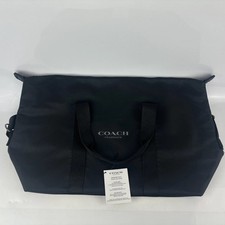 Coach Duffle Bag Black Weekend Carryon Gym Shoulder Cologne Fragrance Promo