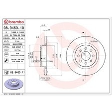 2x Bremsscheibe hinten für Abarth Grande Punto EVO | 26226924