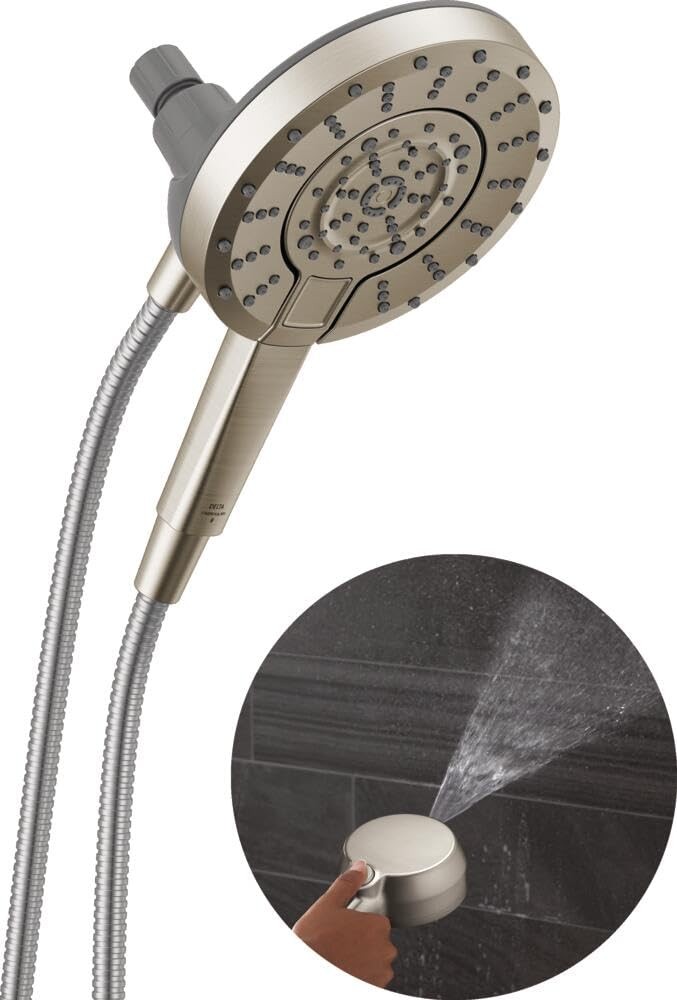 Delta 5-Setting In2ition 2-in-1 Dual Shower Head Spotshield 