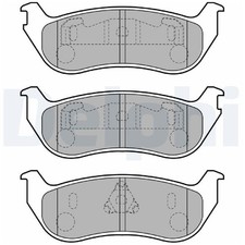 Satz Bremsbeläge Bremsklötze hinten für Jeep Cherokee KJ Wrangler 2 TJ | 2399