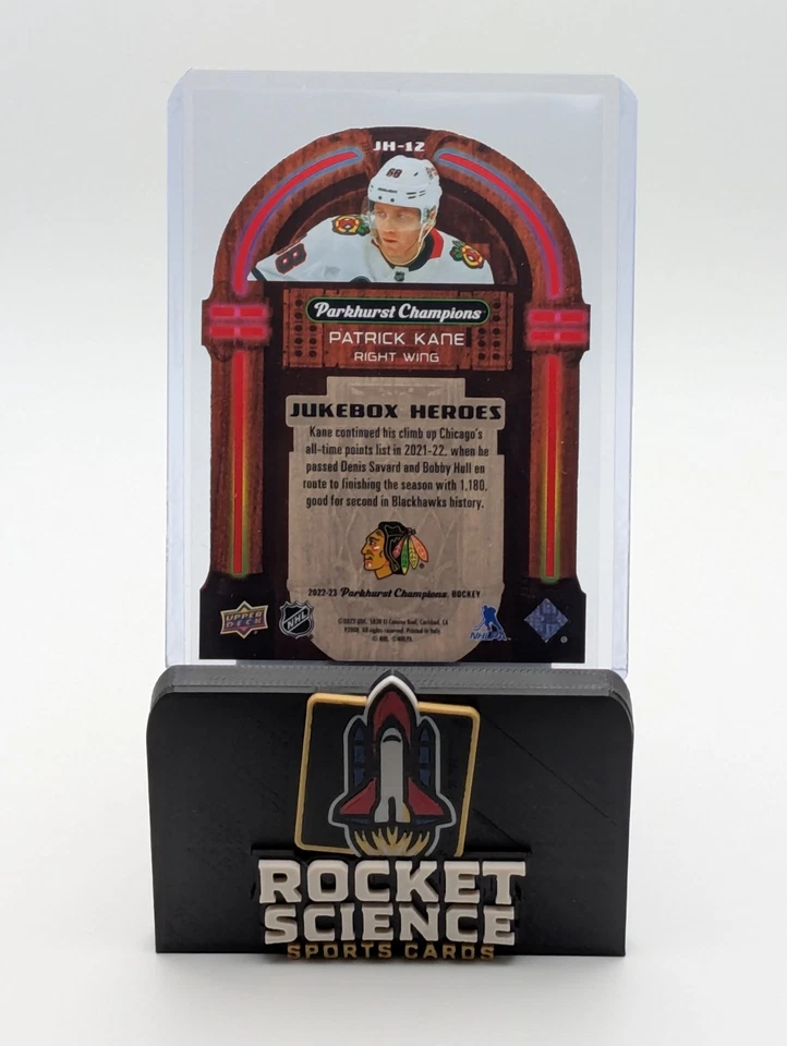 2022-23 Upper Deck Parkhurst Champions - Juke Box Heroes Patrick Kane #JH-12 - Image 2 of 2