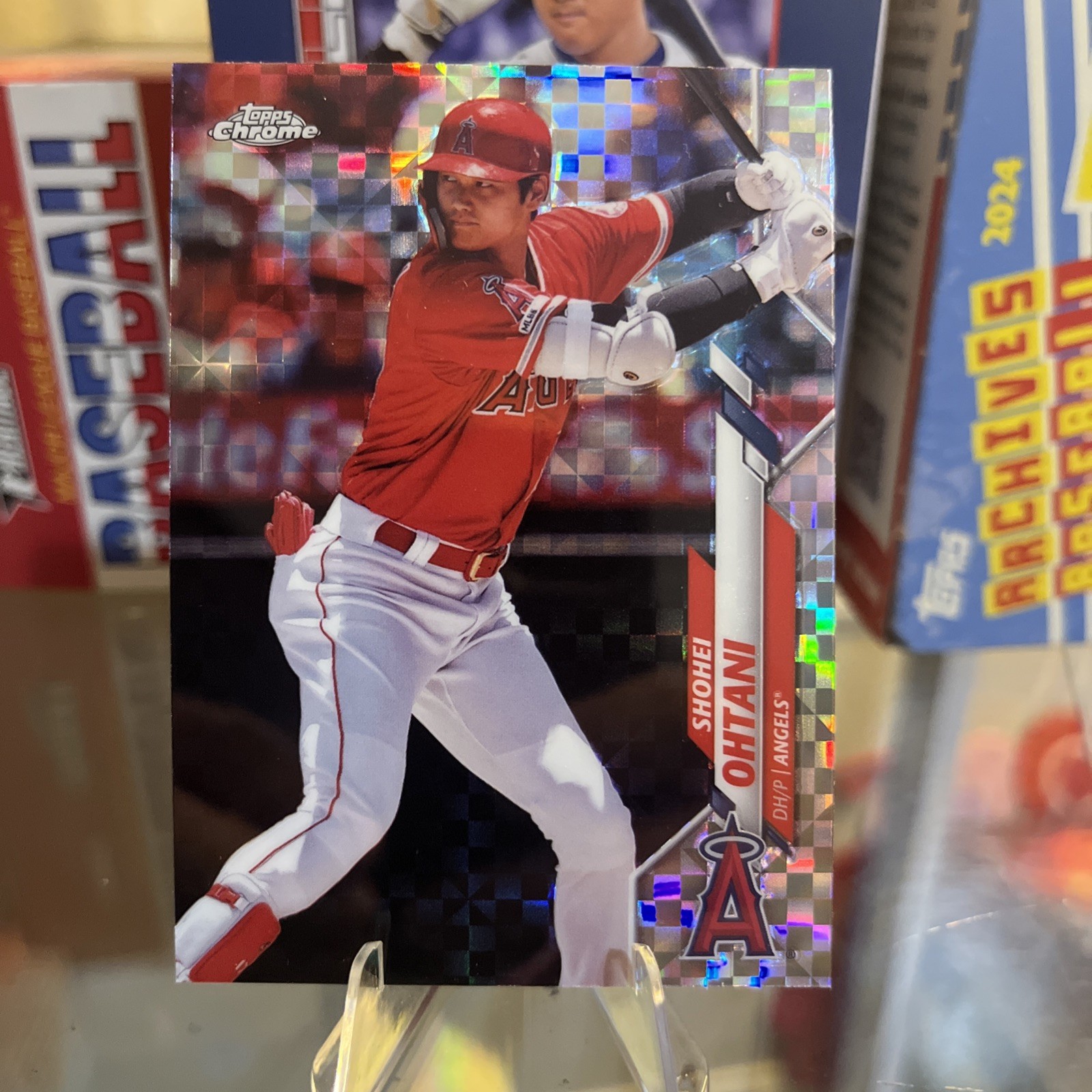 2020 Topps Chrome X Fractor Shohei Ohtani #21