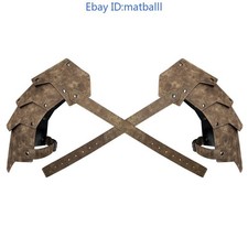 Norse Viking 4-Layer Shoulder Armor Medieval Cosplay LARP Props