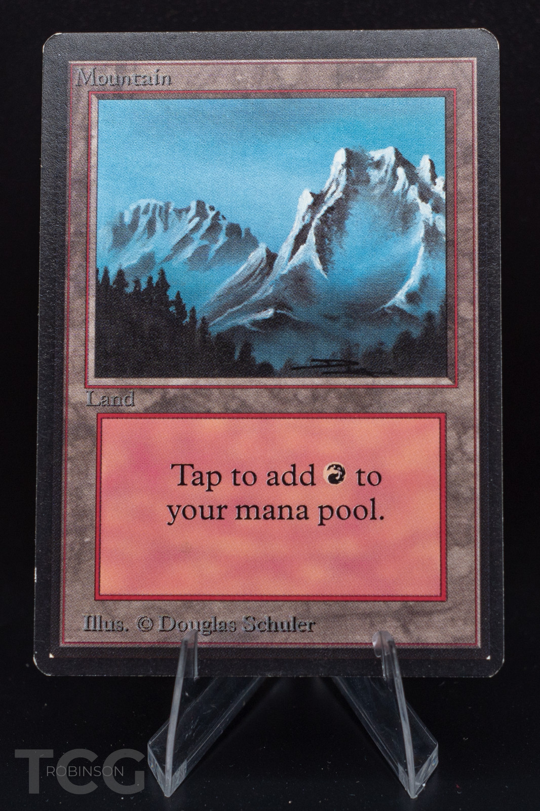 Mountain (B) - 1993 Magic the Gathering - Limited Edition Beta Edition Regular
