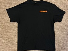 Dunkin Donuts Employee T-Shirt Great Condition Size XL Pre Owned