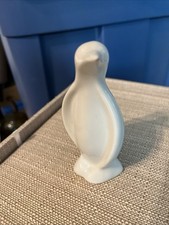 Naaman Vintage White Porcelain Penguin Figurine 5” Tall