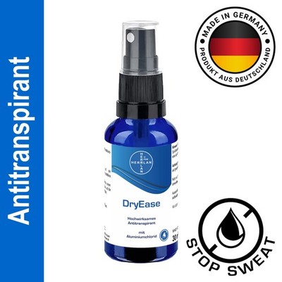 Hochwirksames Antitranspirant DryEase 30 ml mit Aluminiumchlorid