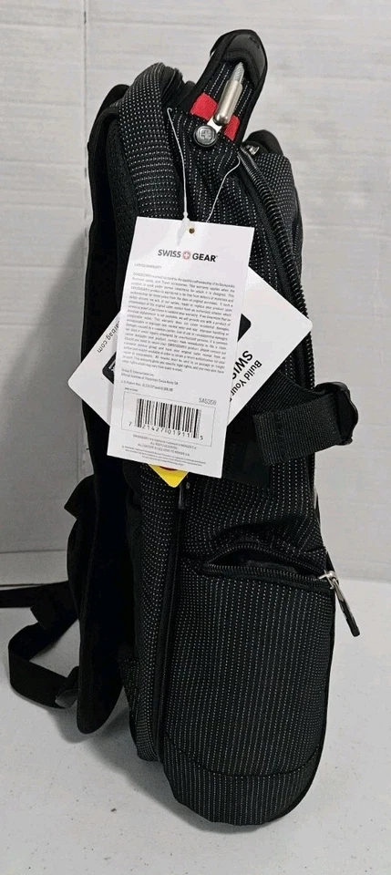 SwissGear - Commander USB ScanSmart Laptop Backpack - Dotted Black NEW NWT - Image 3 of 4