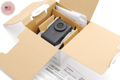 [TOP NEUWERTIG in BOX] Canon PowerShot V10 tragbare Vlog-Kamera schwarz aus J...