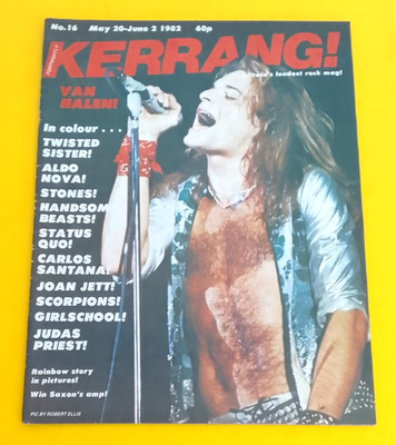 Kerrang!  No.16 - May 20- June 2 1982 - Van Halen, Twisted Sister, Status Quo