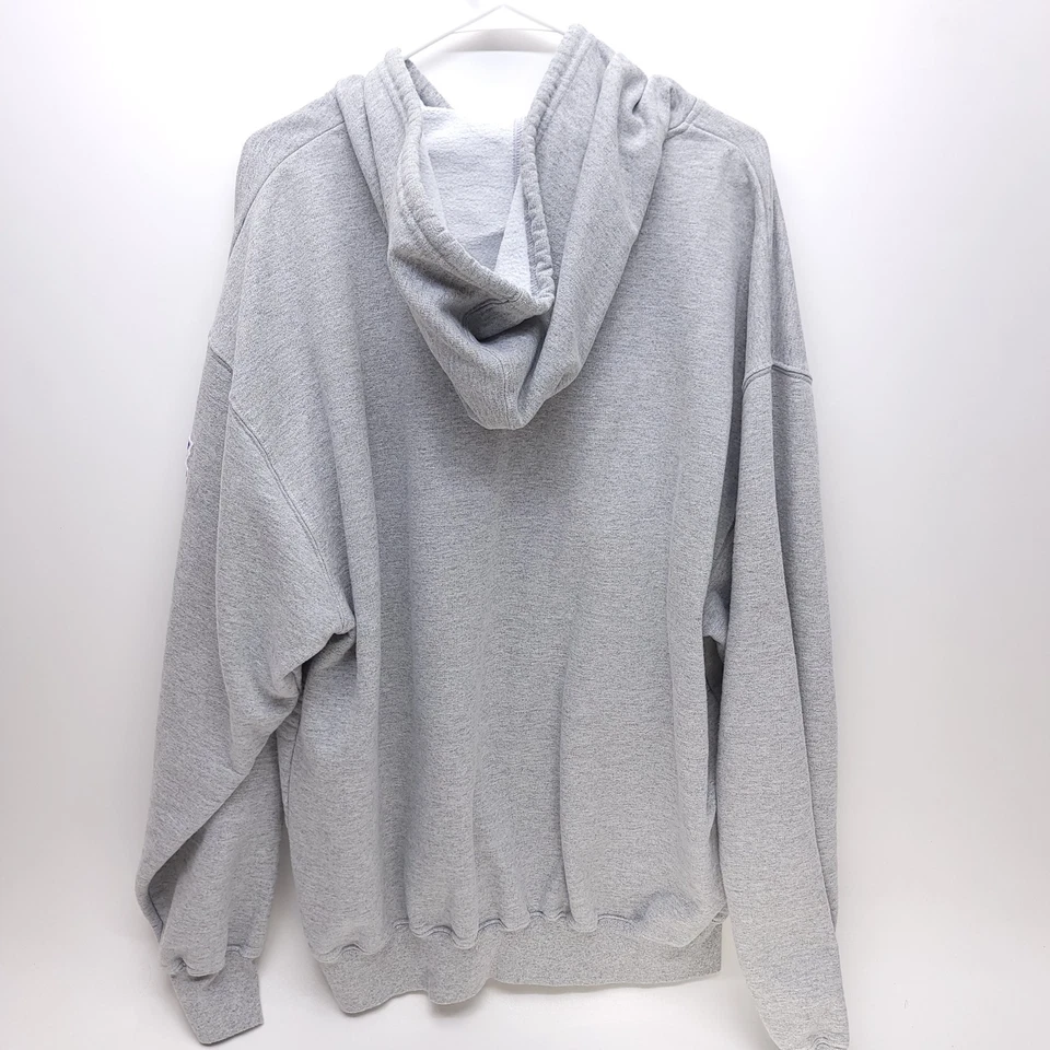 Sudadera con Capucha Gris De Colección Majestic NBA Para Hombres Los Angeles Lakers Talla XL Foto 2 de 4