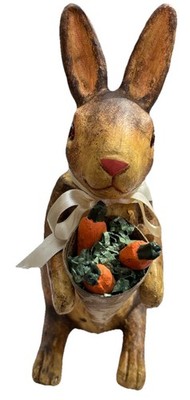 Ragon House Easter Bunny Rabbit Figurine Removable Head Candy Container RARE