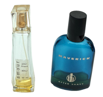 After Shave Maverick und amour Mali 2x Reste zum probieren oder sammeln #1594C2