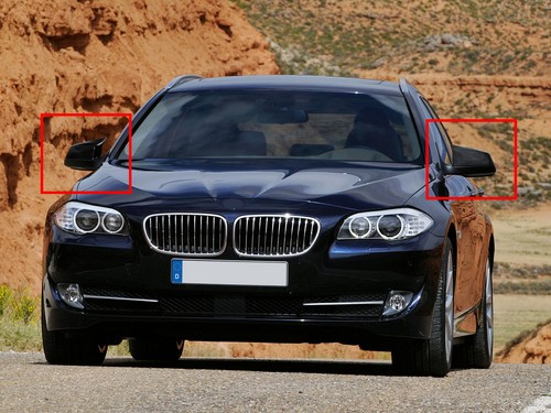 2x Außenspiegel Schwarz Gehäuse Spiegelkappen für BMW 6er E63 E64 LCI 2008-2010 - Bild 9 von 12