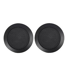 2 Pack 4 Inch Speaker Grill Cover Black SubWoofer Round Circle Mesh Woofer