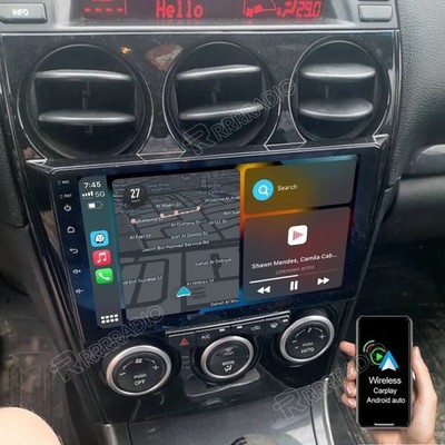9'' 2+64GB Android 15 Für MAZDA 6 GG 2002-2007 Autoradio CarPlay GPS Navi FM RDS